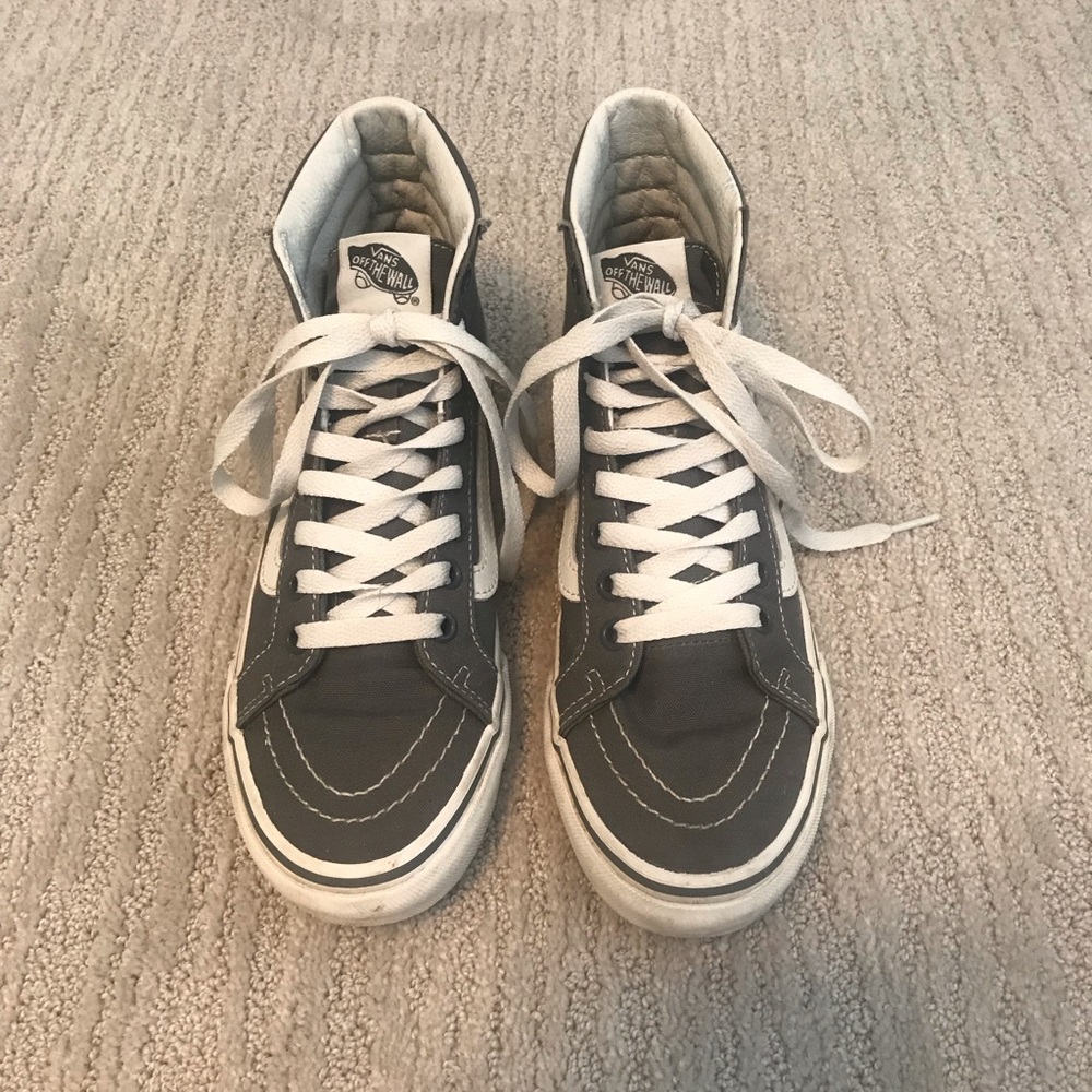 Grey Hightop Old Skool Vans